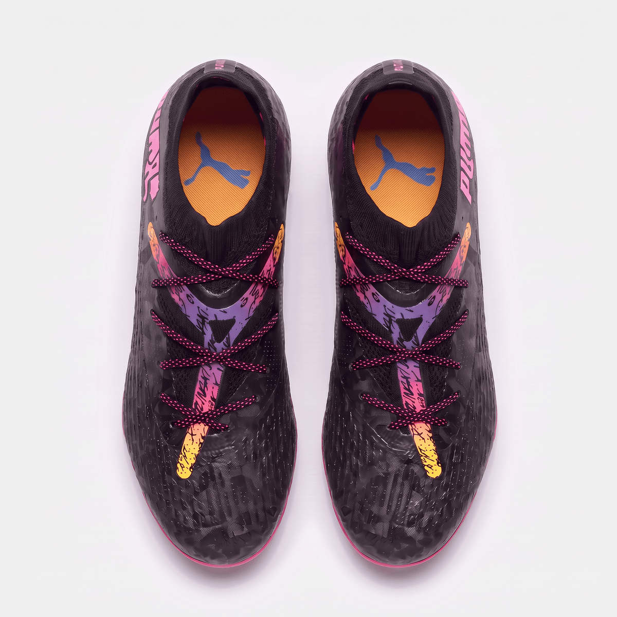 Future Ultimate Match TT Black / Pink Glimmer / Safety Yellow / White - Elite Boots