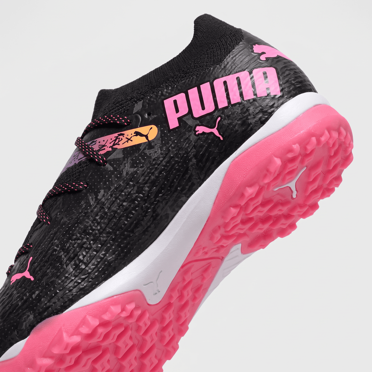 Future Ultimate Match TT Black / Pink Glimmer / Safety Yellow / White - Elite Boots