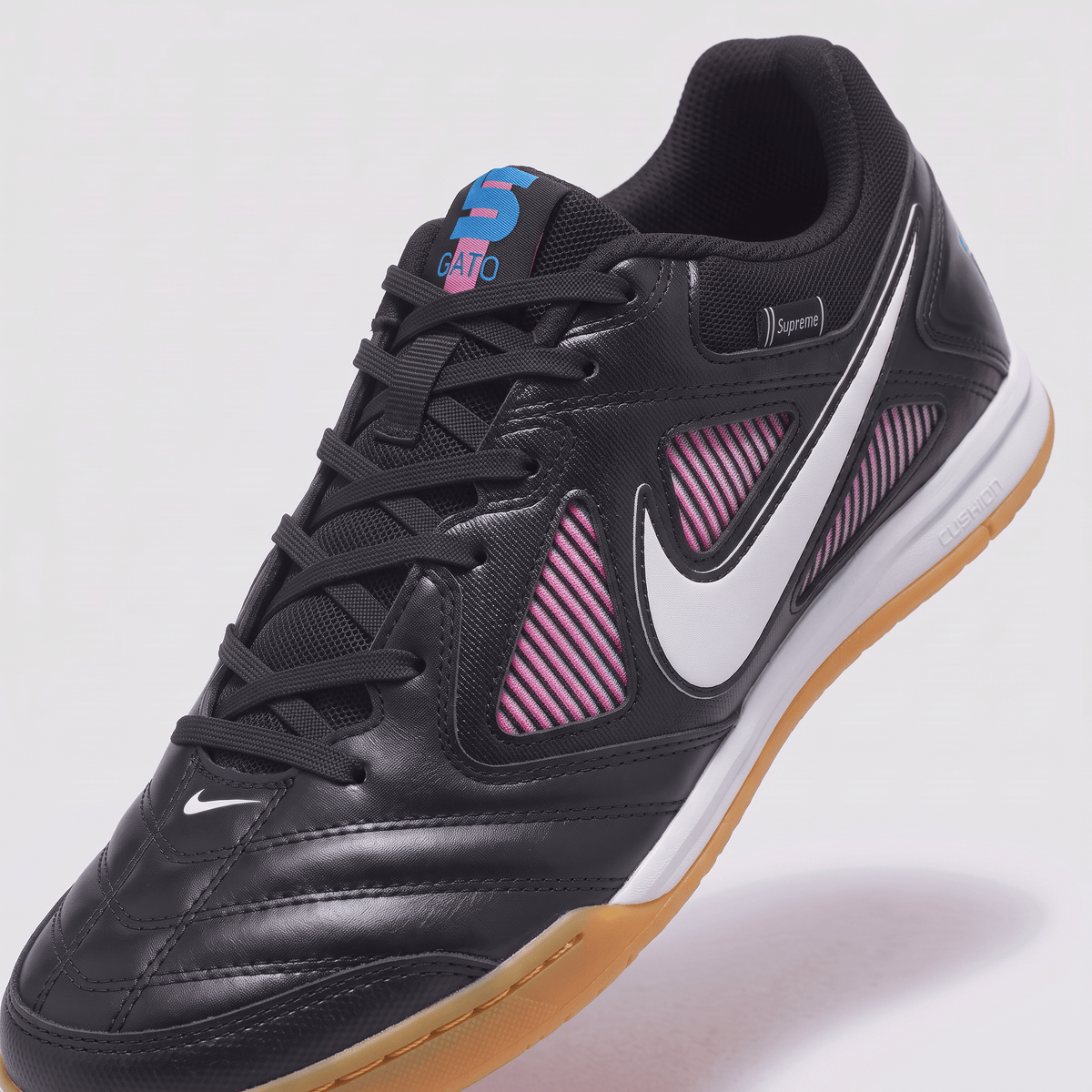 Supreme x Gato SB Black / White / Spirit Teal / Gum Light Brown - Elite Boots