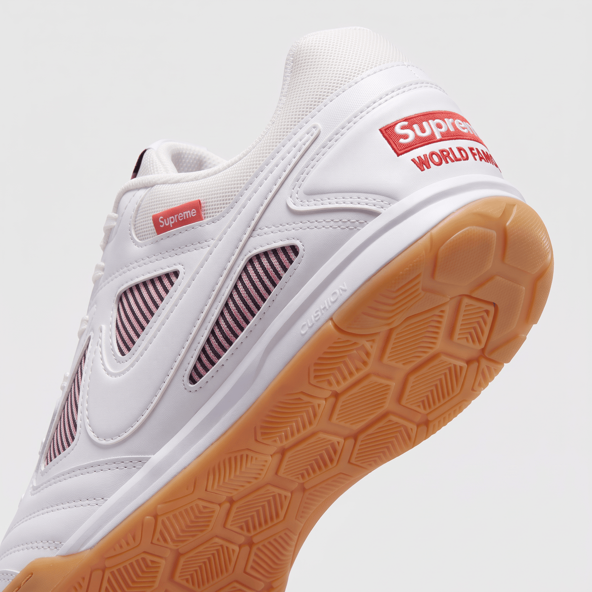 Supreme x Gato SB White / Gym Red / Gum Light Brown - Elite Boots