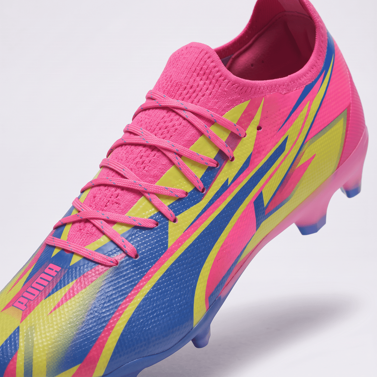 Future Ultimate FG/AG Luminous Pink / Ultra Blue / Yellow Alert - Elite Boots