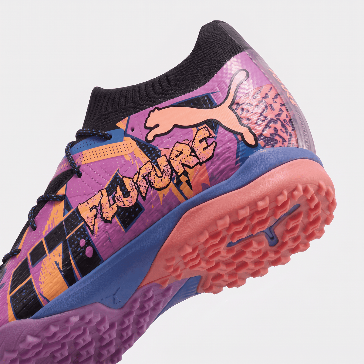 Future 7 Match TT Black / Pink Glimmer / Blue Glimmer / Silver / Ultra Blue - Elite Boots