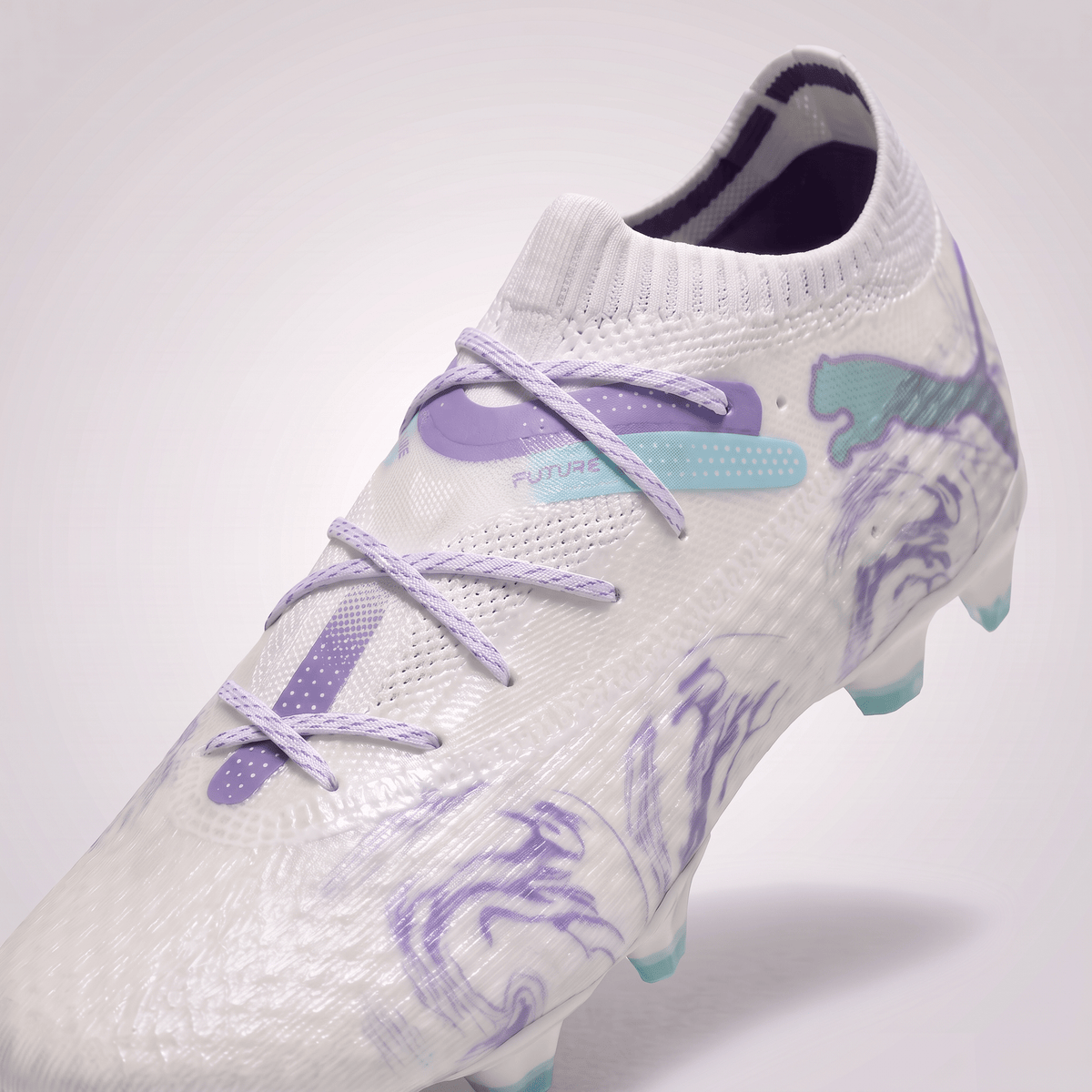 Future 7 Ultimate FG/AG White / Spring Lavender / Black / Mint - Elite Boots