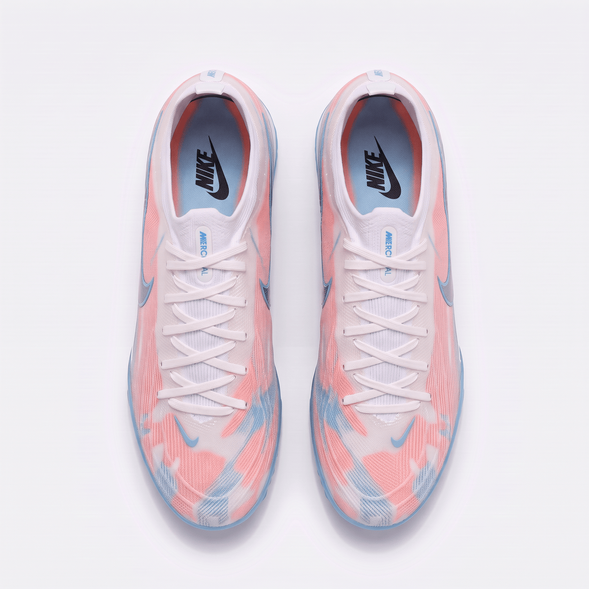 Air Zoom Mercurial Vapor 15 Pro TF White / Baltic Blue / Pink Blast - Elite Boots