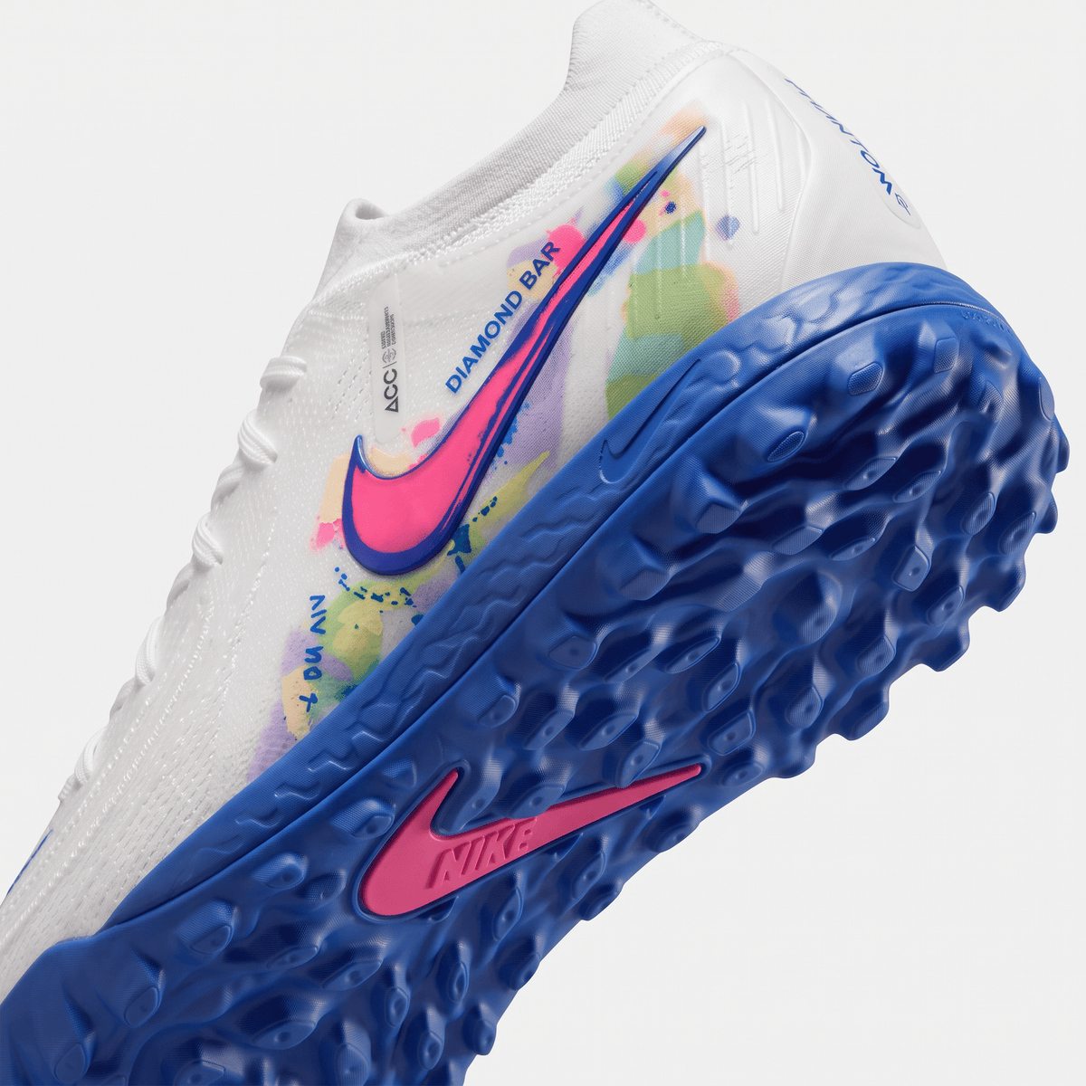 Phantom GX 2 Academy TF White / Fierce Pink / Black - Elite Boots