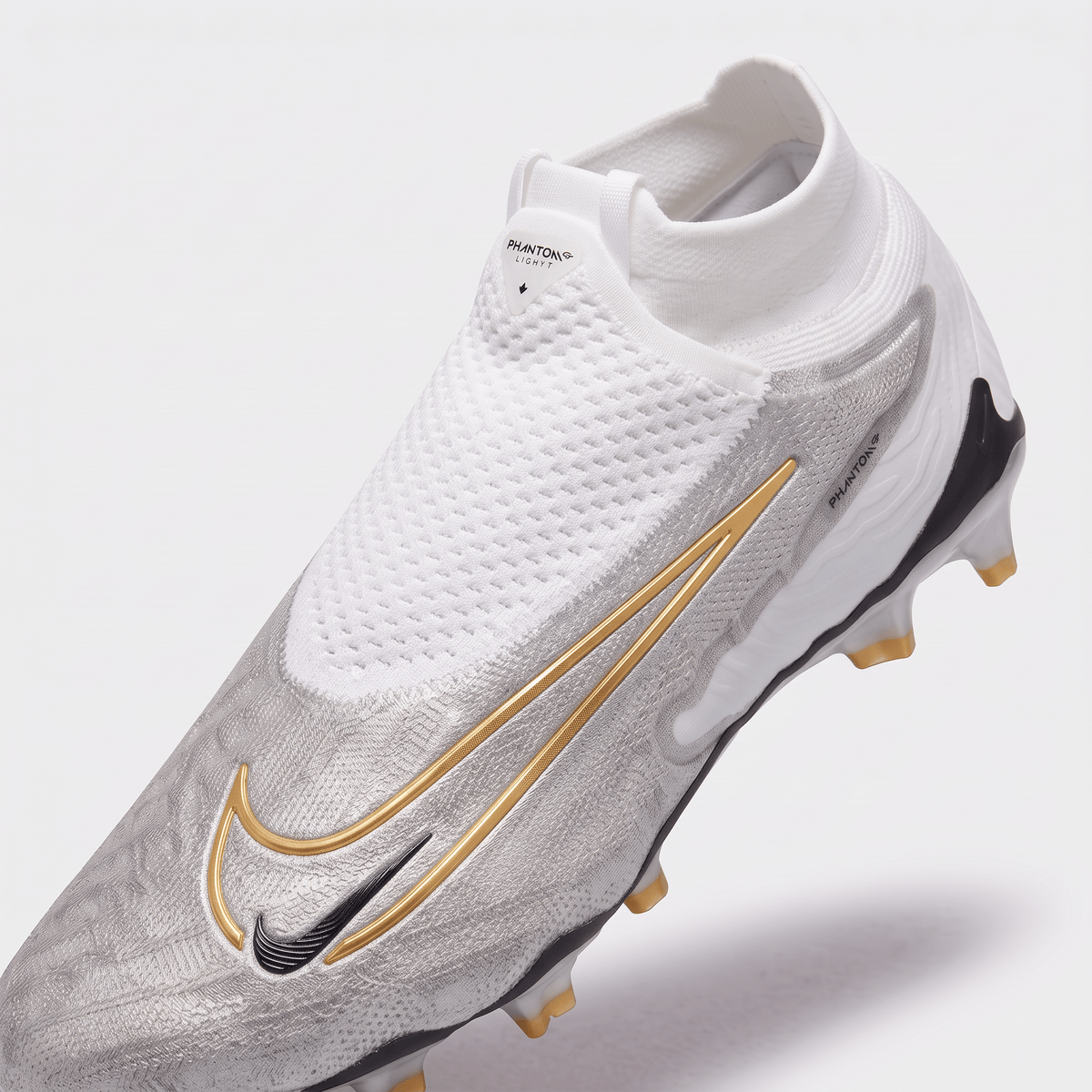 Phantom GX Pro TF White / Metallic Gold Coin / Black / Multi-Color - Elite Boots