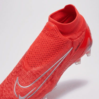 Phantom GX FG Bright Crimson / White / Silver - Elite Boots
