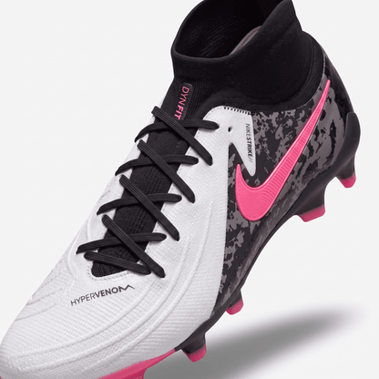 Phantom Luna II FG White / Black / Pink Blast - Elite Boots