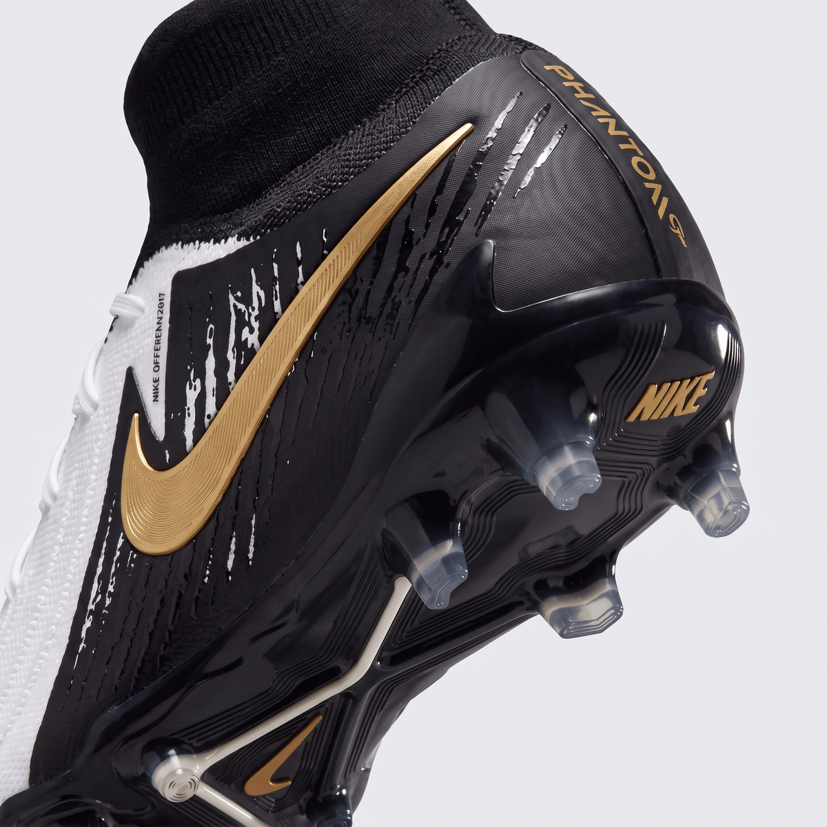 Phantom Luna II FG White / Black / Metallic Gold Coin - Elite Boots