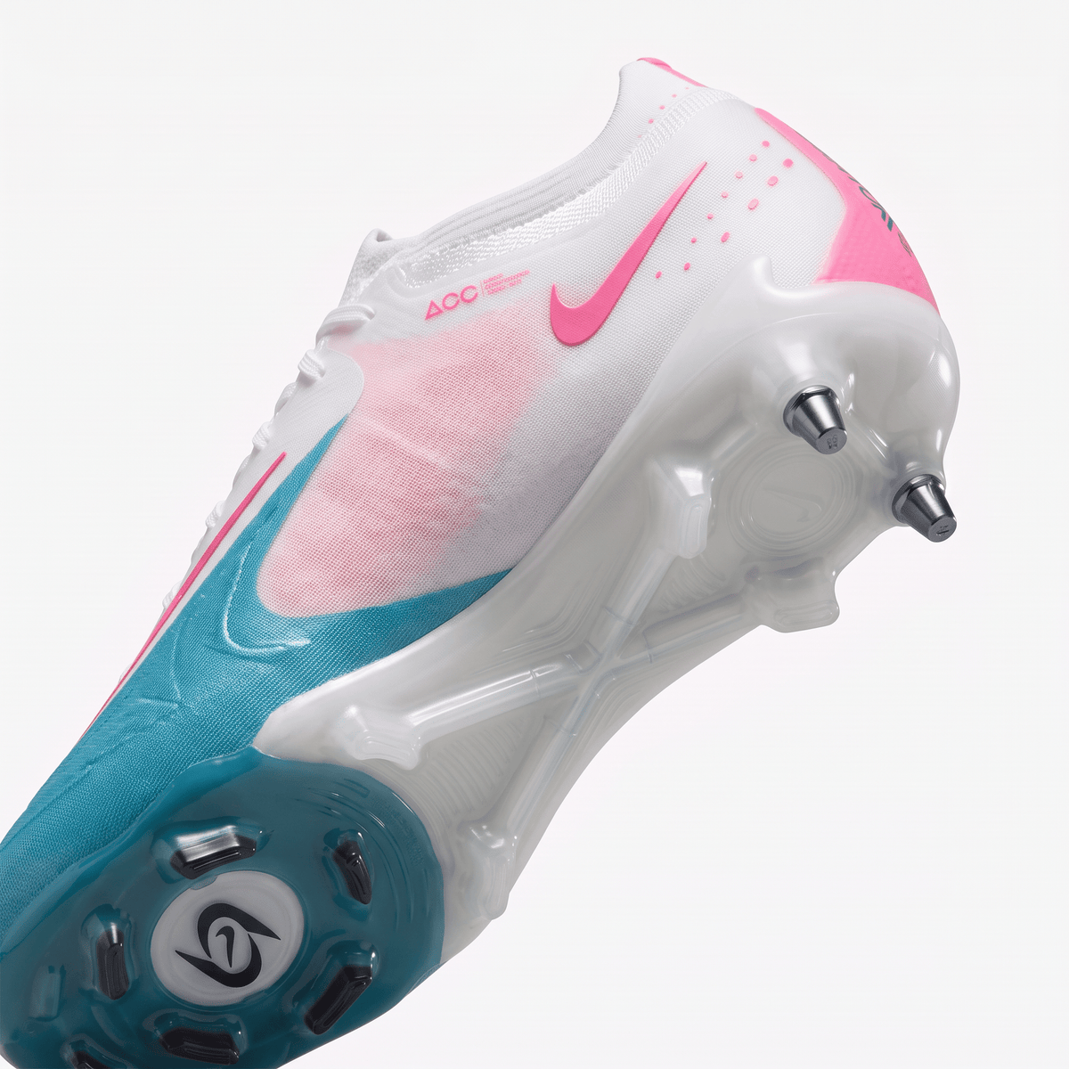 Phantom Luna II FG Clear Jade / White / Black / Pink Blast - Elite Boots