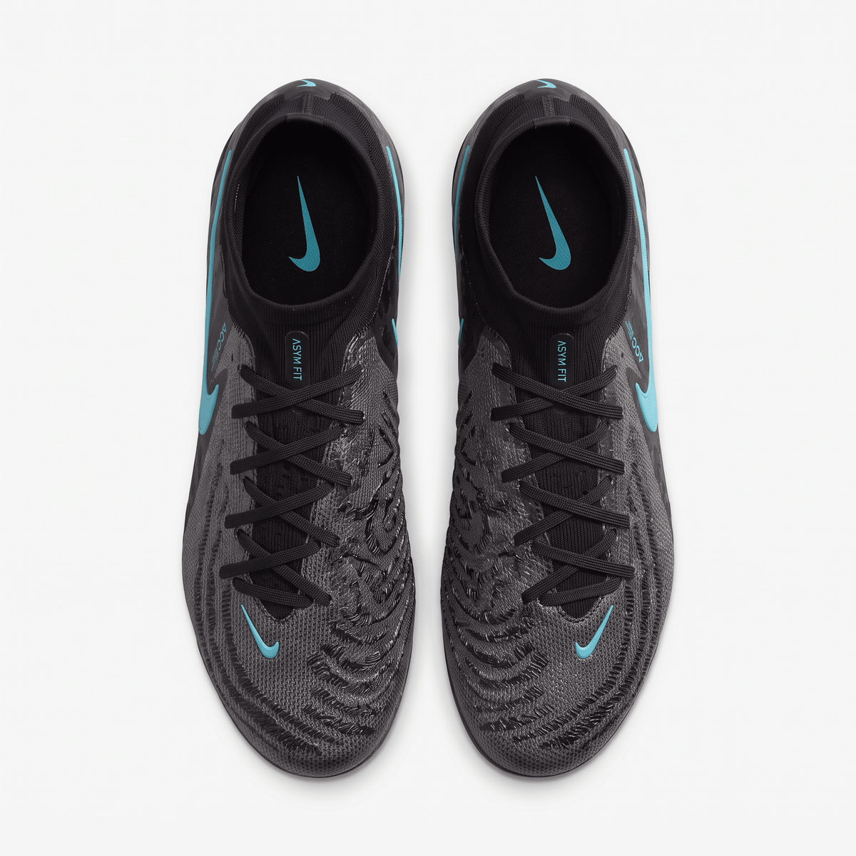 Phantom Luna II FG Black / White / Gridiron / Hyper Turquoise - Elite Boots