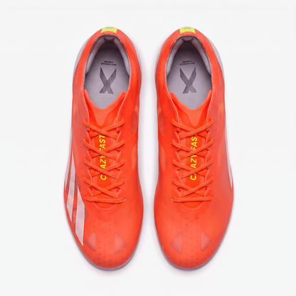 X Crazyfast+ FG Solar Red / Footwear White / Team Solar Yellow - Elite Boots