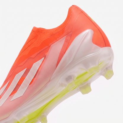 X Crazyfast FG Solar Red / Footwear White / Team Yellow - Elite Boots