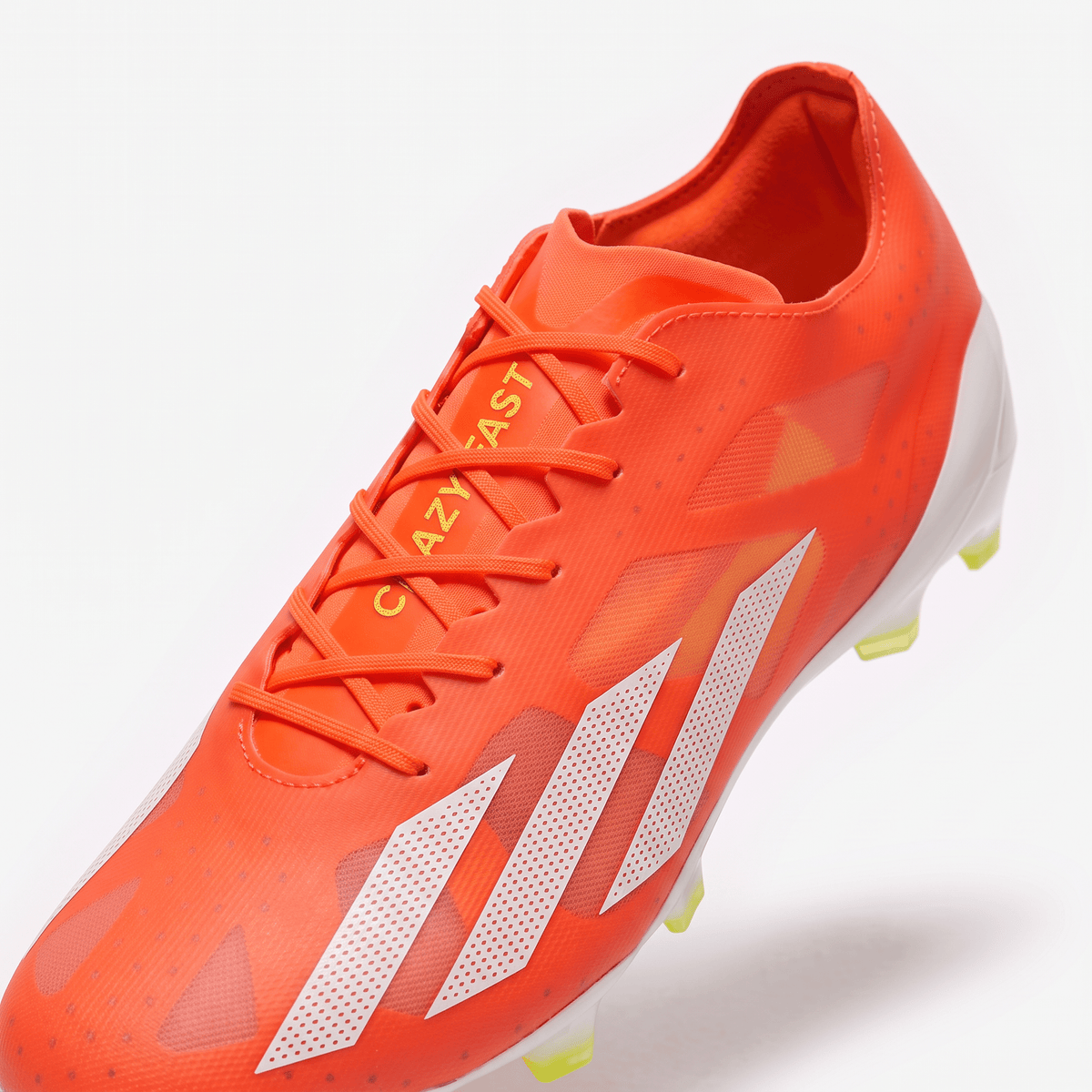 X Crazyfast+ FG Solar Red / Footwear White / Team Solar Yellow - Elite Boots