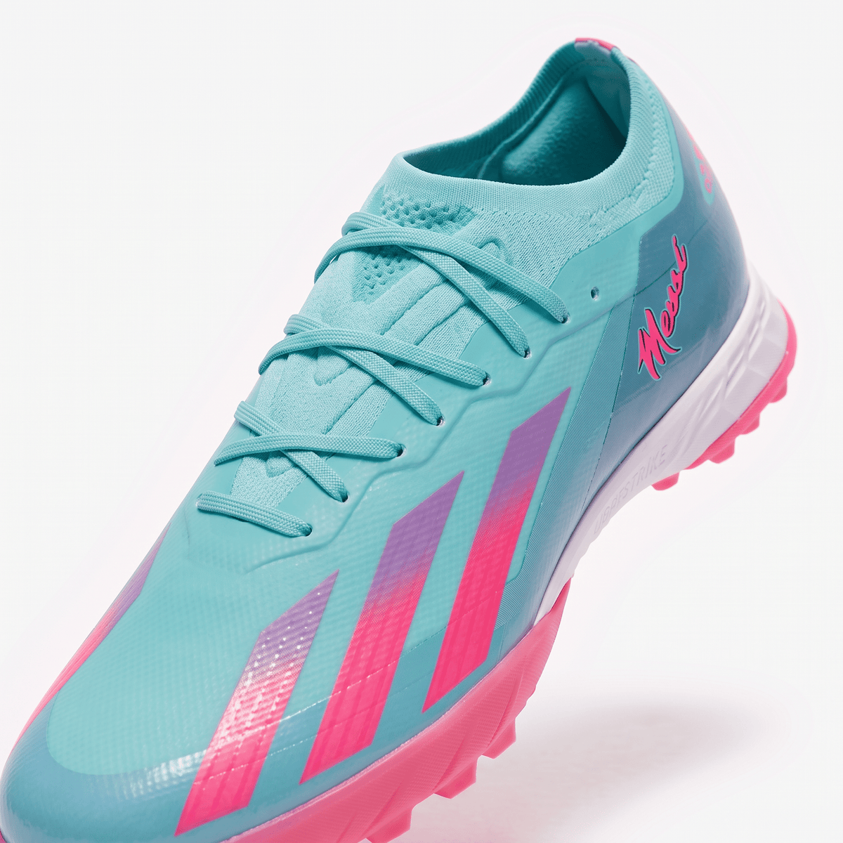 X Crazyfast TF Lucid Cyan / Lucid Pink / Cloud White - Elite Boots