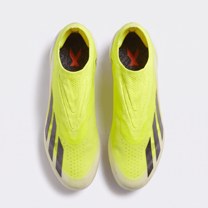 X Crazyfast+ FG Solar Yellow / Core Black / White - Elite Boots