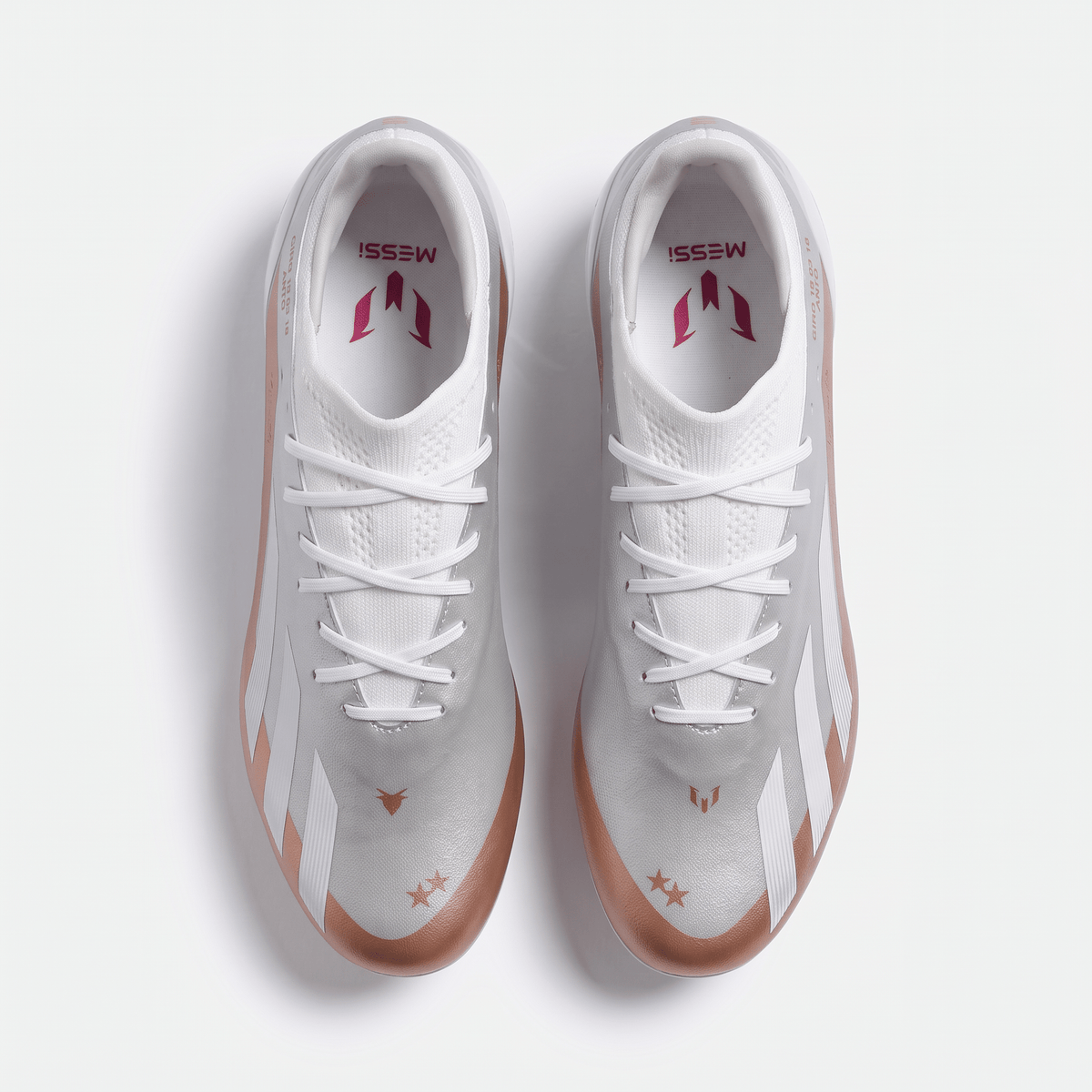 X Crazyfast+ FG Cloud White / Gold Metallic / Core Black - Elite Boots
