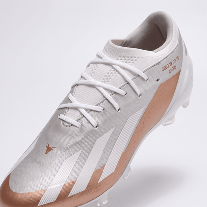 X Crazyfast+ FG Cloud White / Gold Metallic / Core Black - Elite Boots