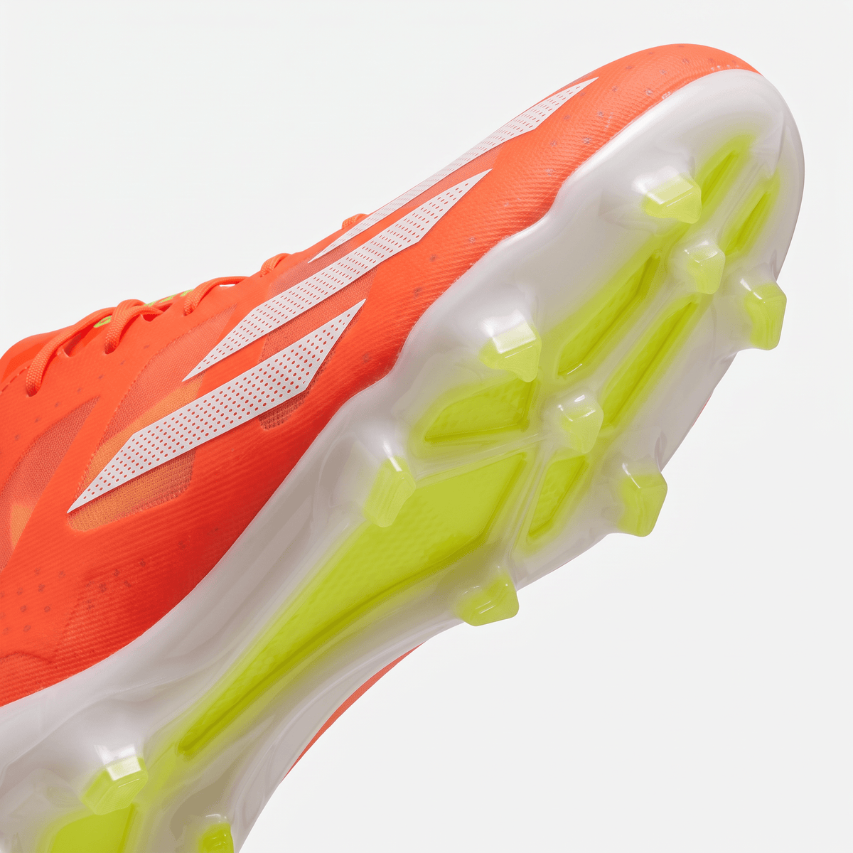 X Crazyfast+ FG Solar Red / Footwear White / Team Solar Yellow - Elite Boots