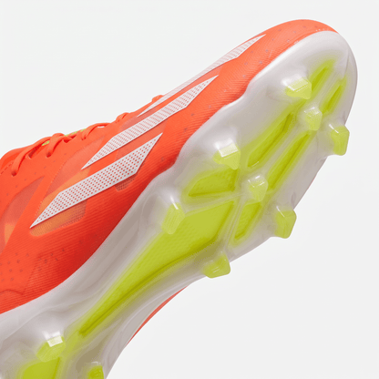 X Crazyfast+ FG Solar Red / Footwear White / Team Solar Yellow - Elite Boots