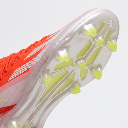 X Crazyfast FG Solar Red / Footwear White / Team Solar Yellow - Elite Boots