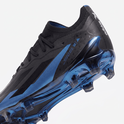X Crazyfast FG Core Black / Blue / Silver - Elite Boots