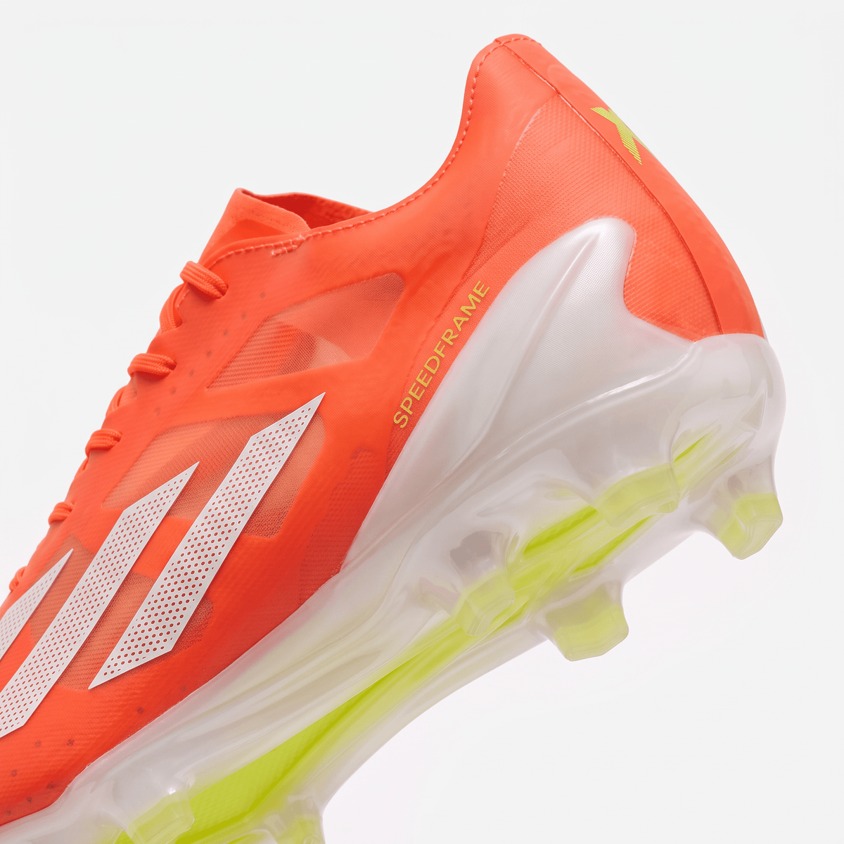 X Crazyfast+ FG Solar Red / Footwear White / Team Solar Yellow - Elite Boots