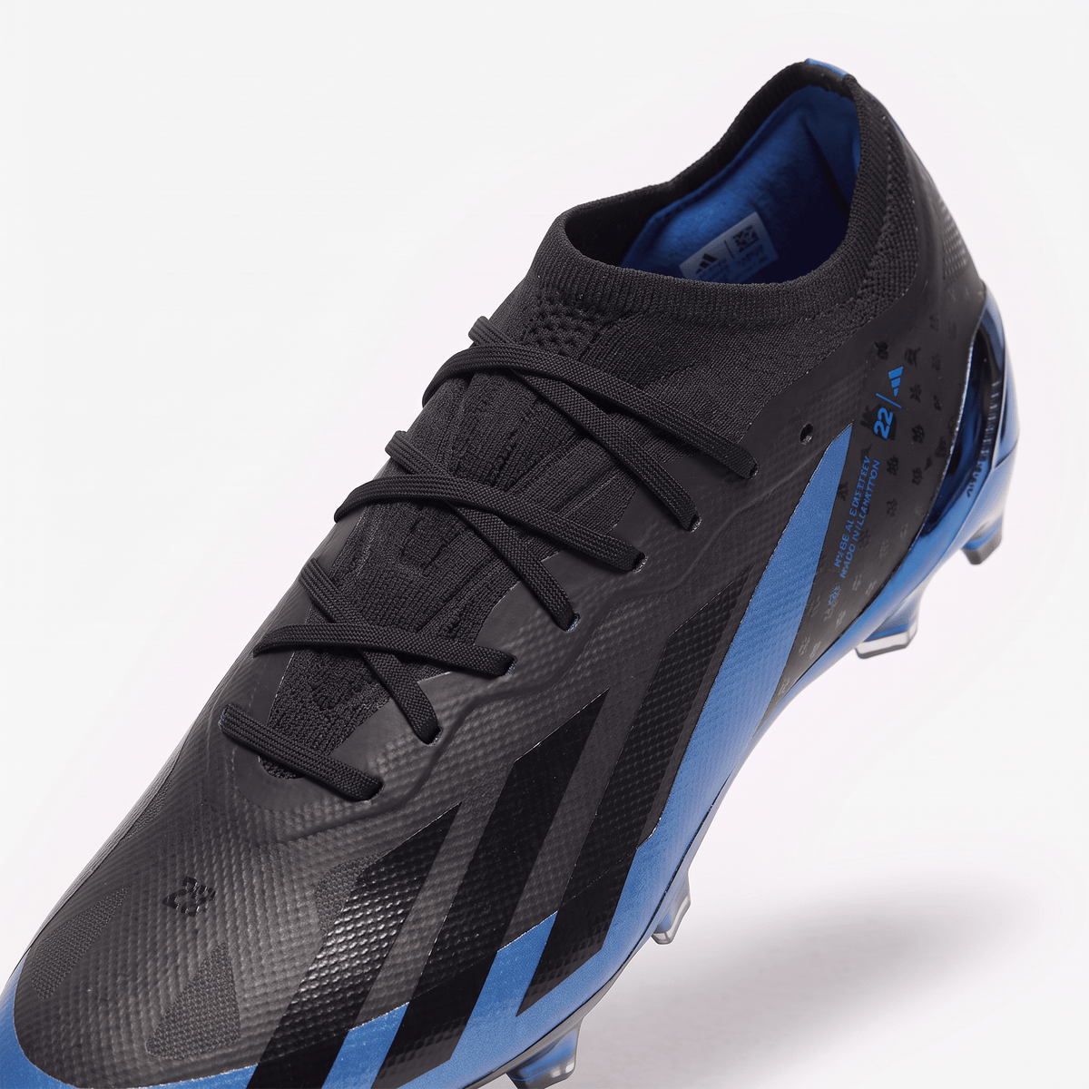 X Crazyfast FG Core Black / Blue / Silver - Elite Boots