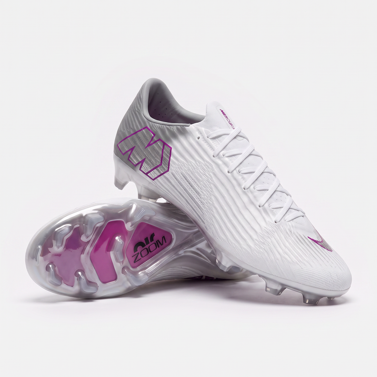 Mercurial Superfly 16 By You Alb / Argintiu Metalic / Fucsia Explozie