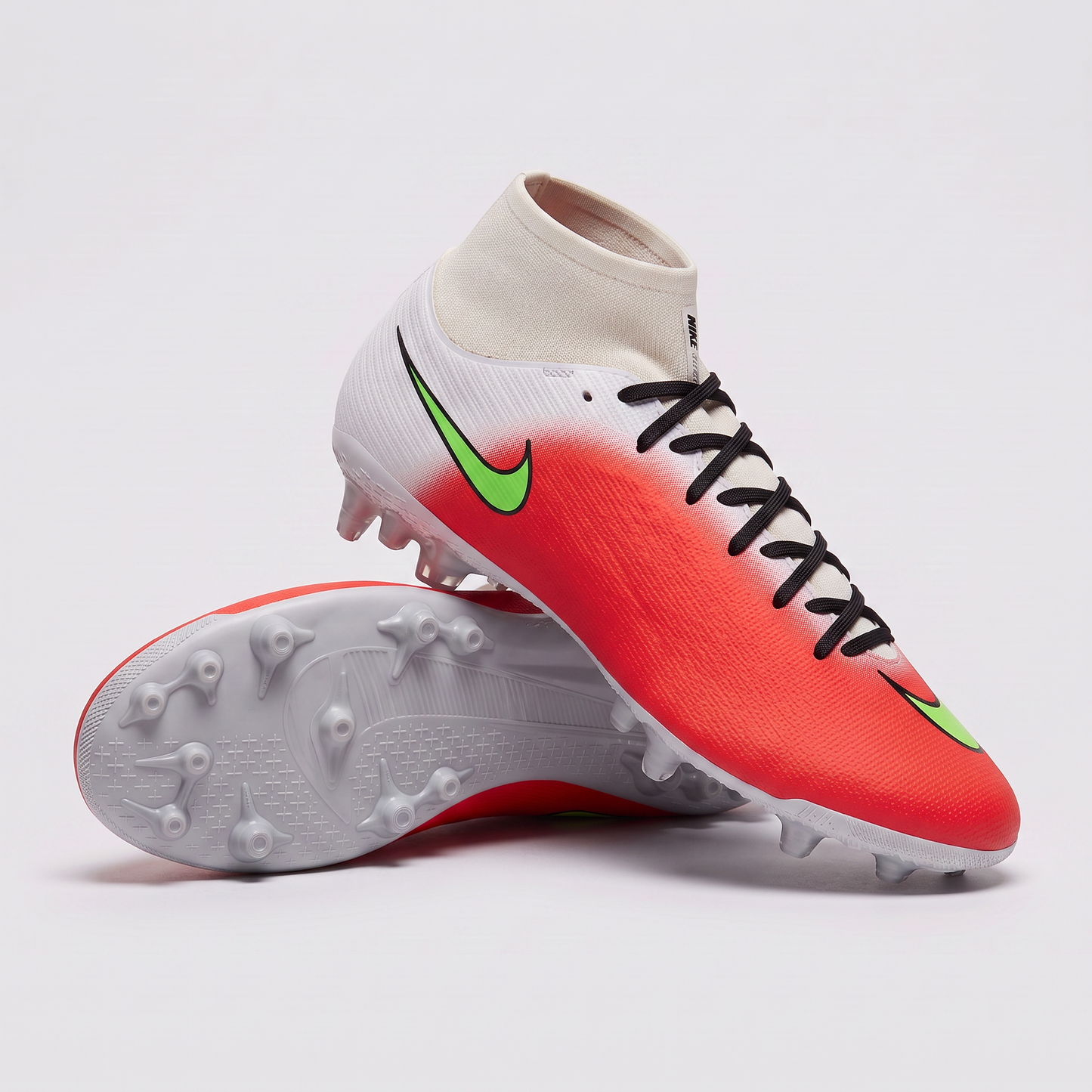 Mercurial Superfly 10 Academy By You Parlak Kızıl / Beyaz / Siyah