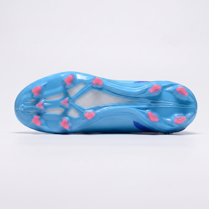 X Crazyfast FG Blu Lucido / Bianco Nuvola / Esplosione Blu