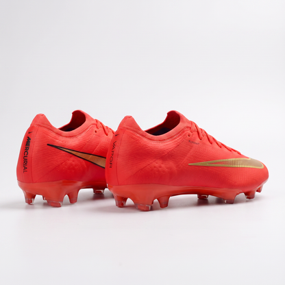 Air Zoom Mercurial Vapor 16 FG Lys Karmosinrød / Sort / Guldmønt