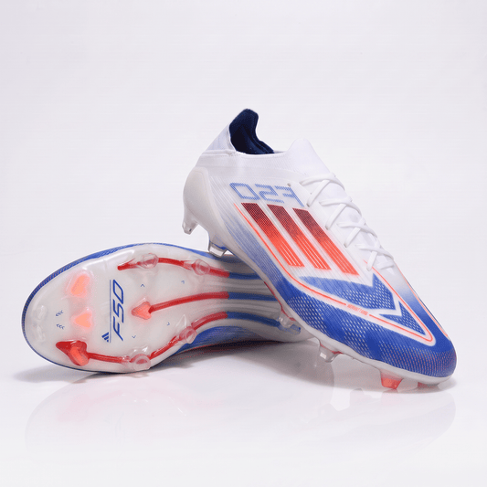 F50 FG Cloud White / Red / Lucid Blue - Elite Boots