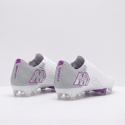 Mercurial Superfly 16 By You Alb / Argintiu Metalic / Fucsia Explozie