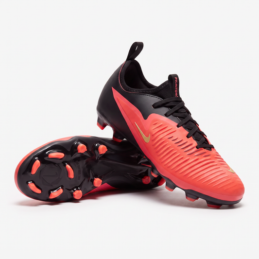 Phantom 6 Low Academy FG/MG Bright Crimson / Black / Metallic Gold