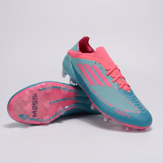 F50 FG Pink / Solar Blue / Footwear White - Elite Boots