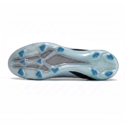 X Crazyfast.3 FG Metallic Silver / Core Black / Bliss Blue
