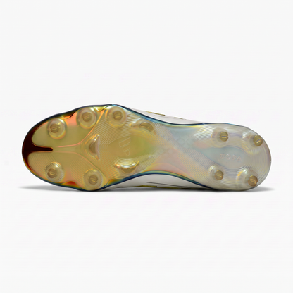 Copa Pure+ FG Biały / Złoty / Czarny