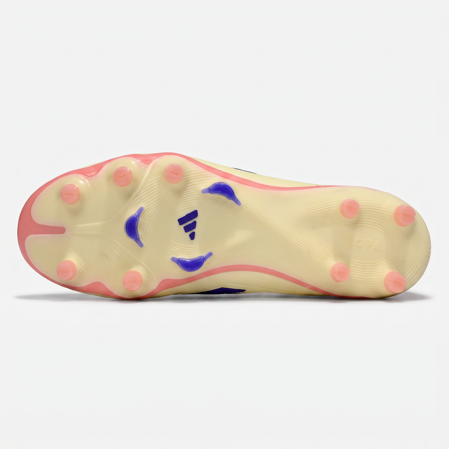 Copa Pure 3 FG Alb-murdar / Albastru lucid / Coral intens