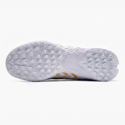 X Crazyfast+ TF Cloud White / Pulse Blue / Gold Metallic