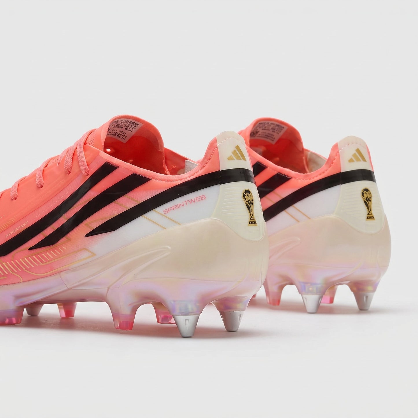 F50 Hyperfast Elite AG Solar Turbo/Core Black/Gold Met - Elite Boots