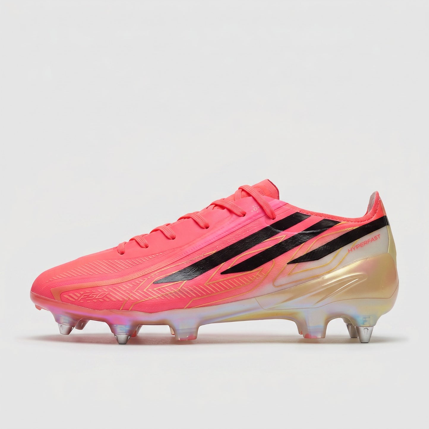 F50 Hyperfast Elite AG Solar Turbo/Core Black/Gold Met - Elite Boots