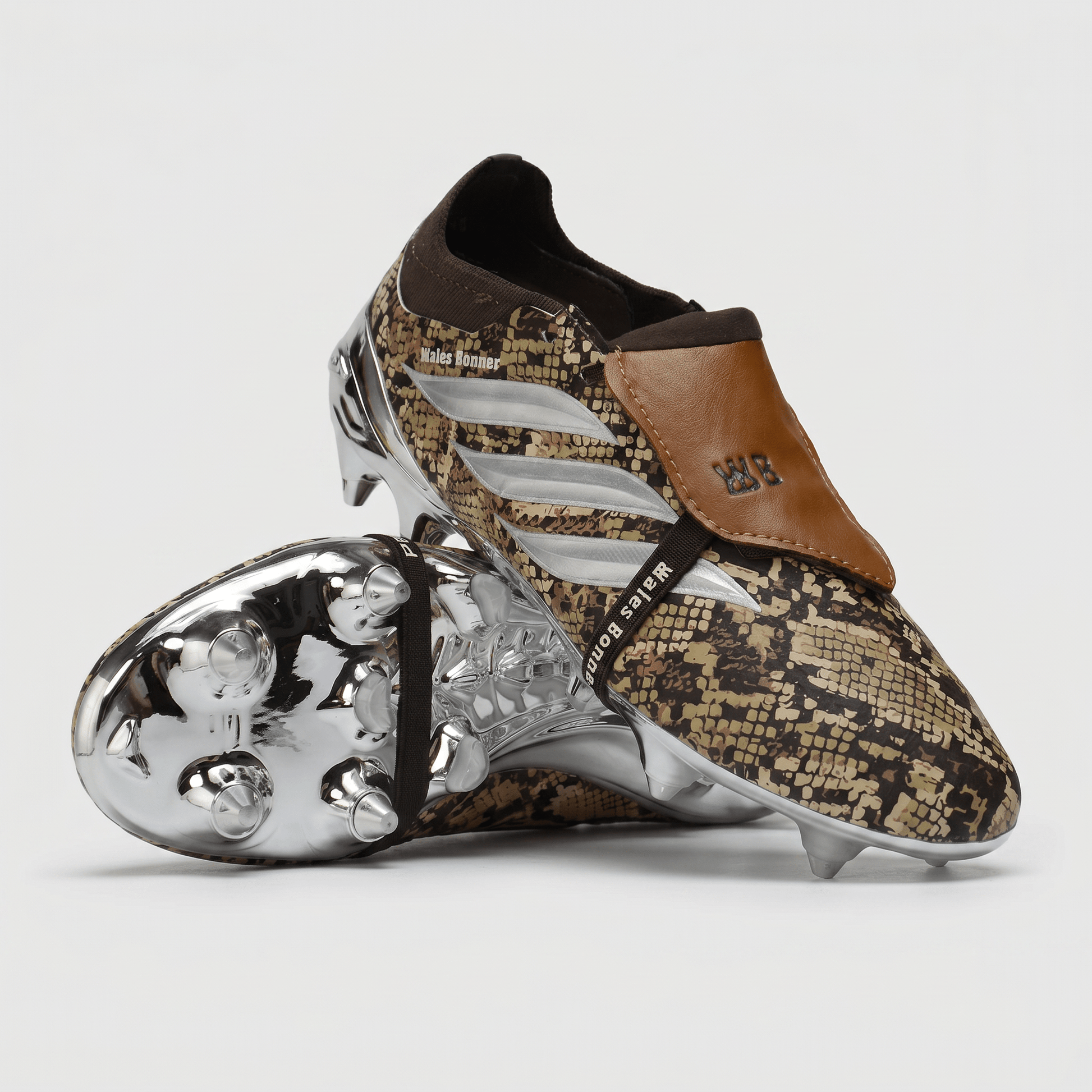 PREDATOR ELITE Fold-Over Tongue Gold / White / Chrome Silver - Elite Boots