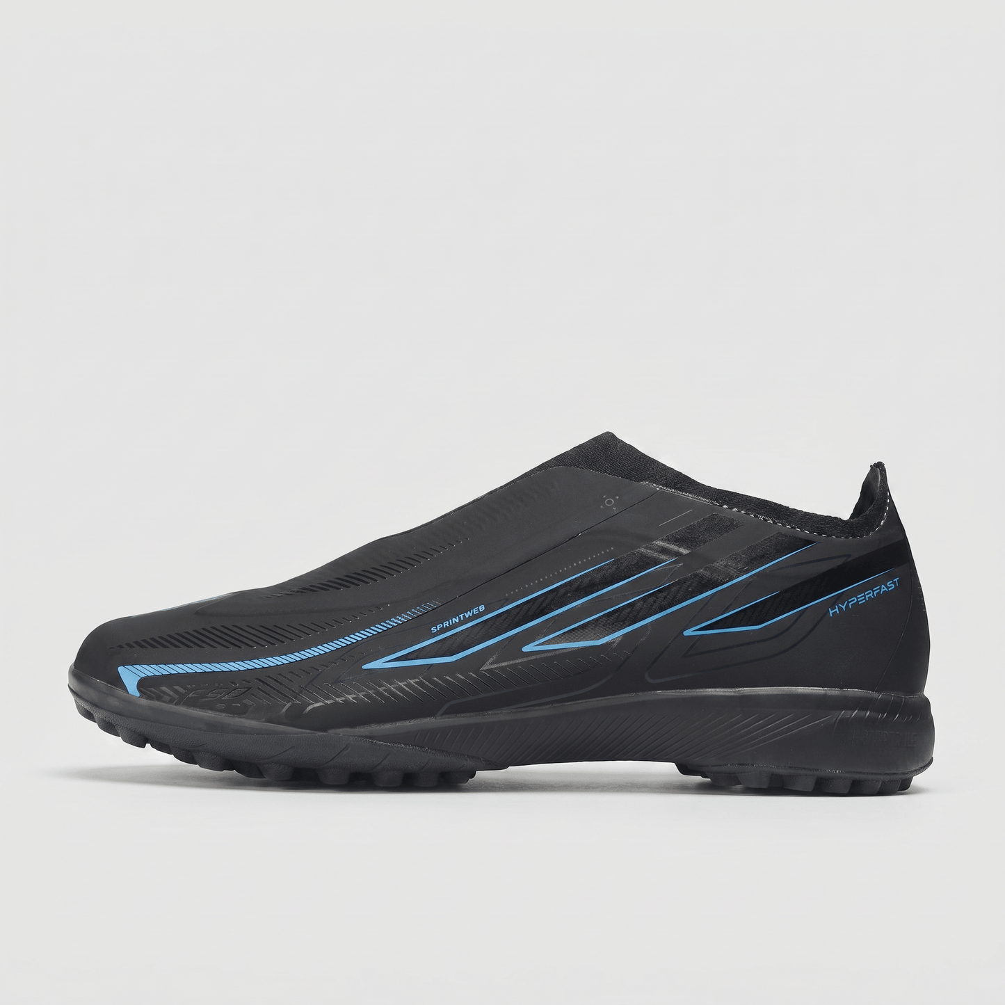 F50 Hyperfast Elite Lightstrike TF Core Black / Electric Blue - Elite Boots