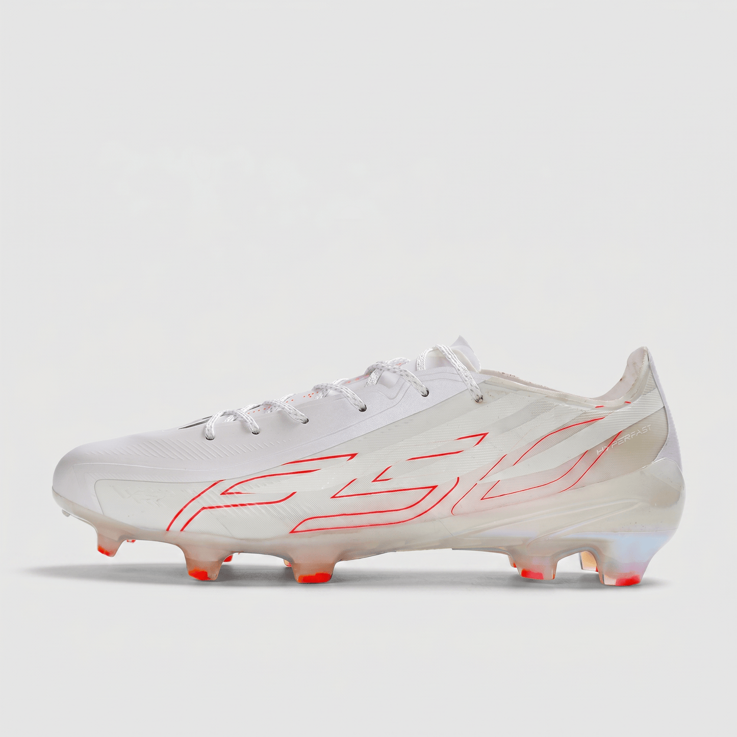 F50 Hyperfast EVO F / Elite FG White / Solar Red / Iridescent - Elite Boots