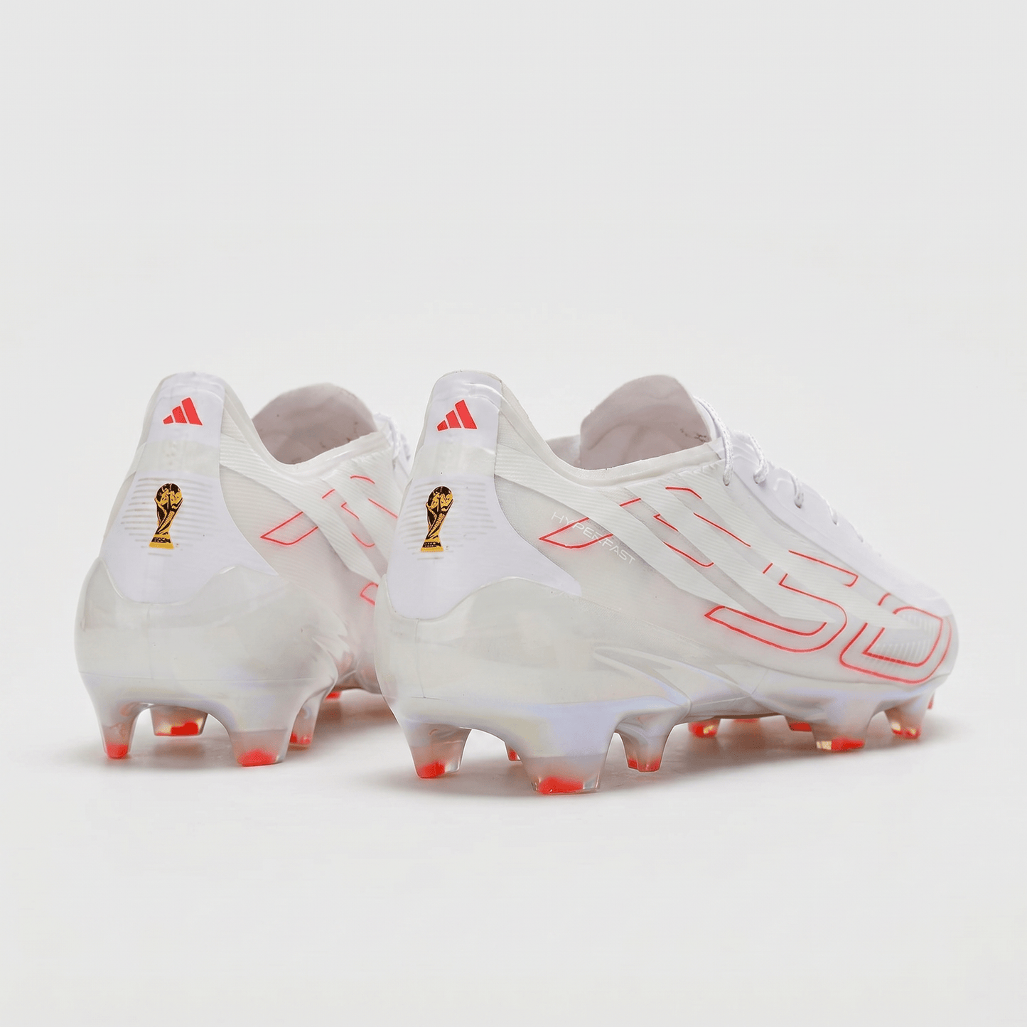 F50 Hyperfast EVO F / Elite FG White / Solar Red / Iridescent - Elite Boots