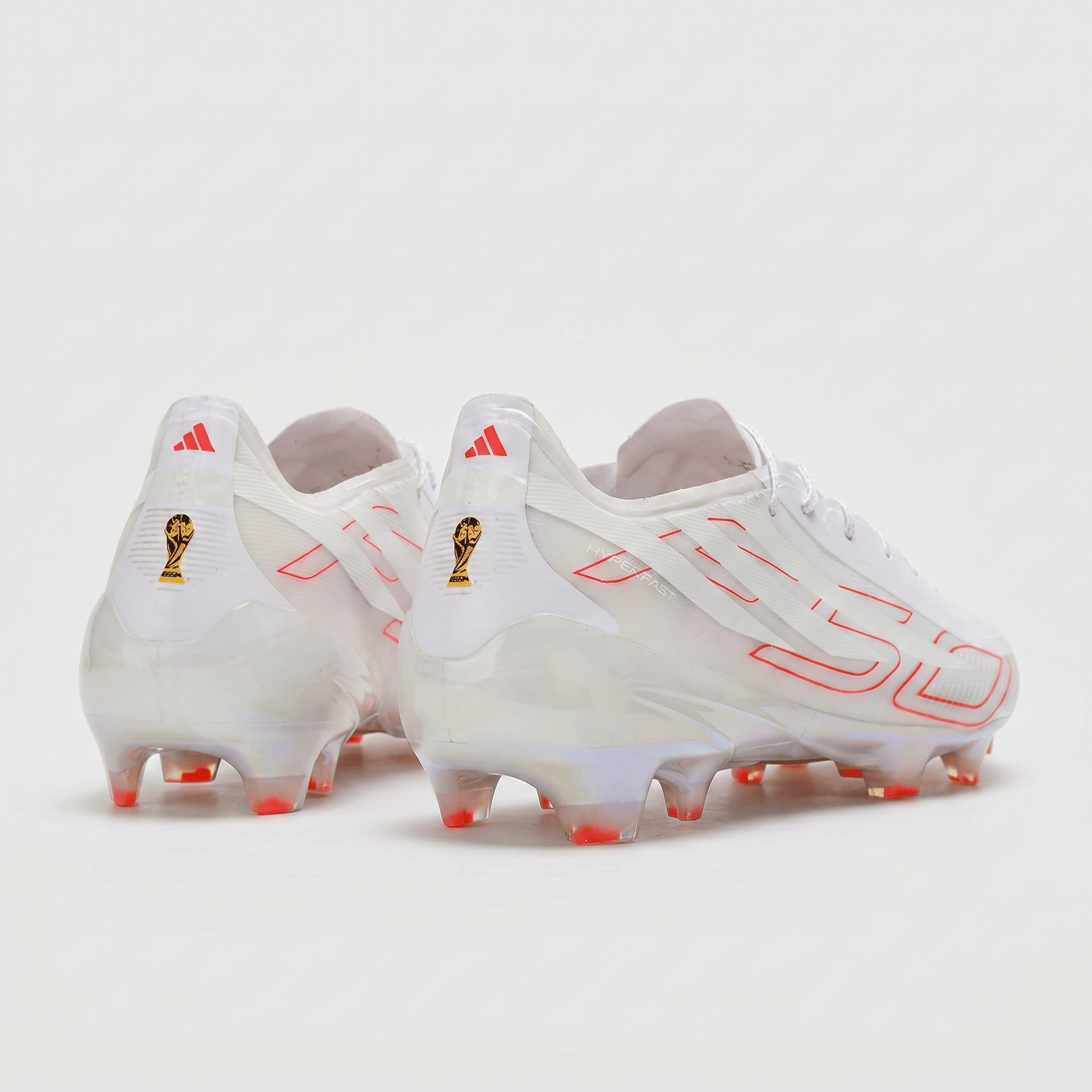 F50 Hyperfast EVO F / Elite FG White / Solar Red / Iridescent - Elite Boots