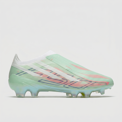 F50 Hyperfast EVO FG Mint Green / White / Solar Pink - Elite Boots
