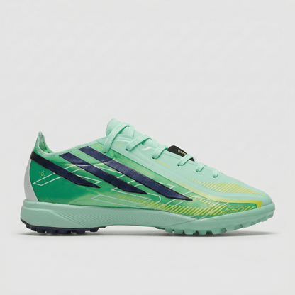 F50 Hyperfast Elite TF Mint Green / Navy / Yellow - Elite Boots