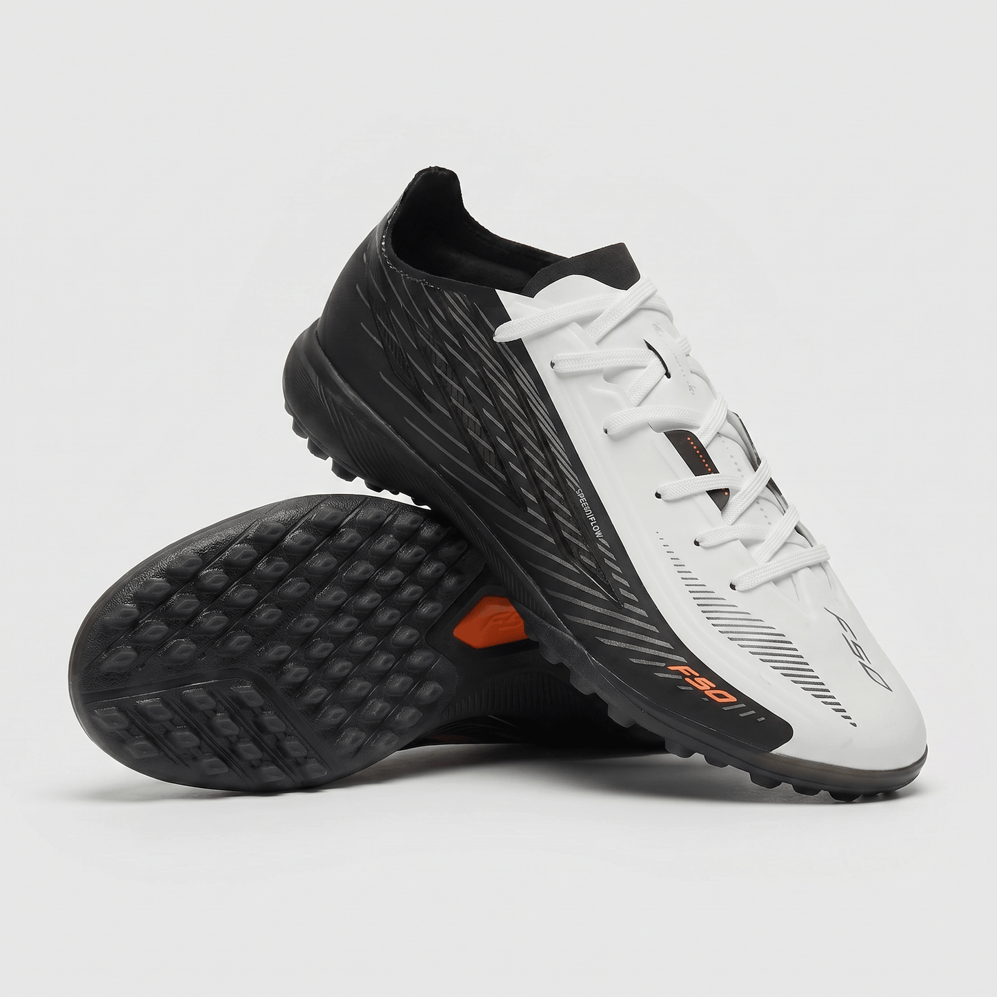 F50 Hyperfast Elite TFColor Core Black / Footwear White / Solar Orange - Elite Boots